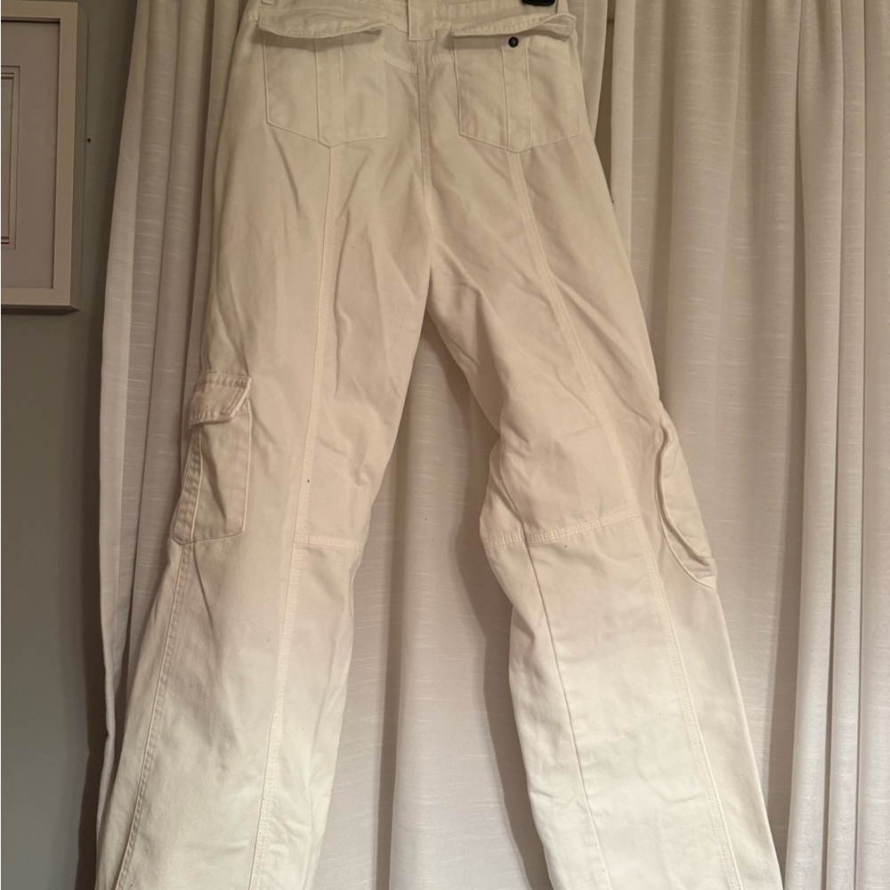 Brandy Melville White Cargo Pants